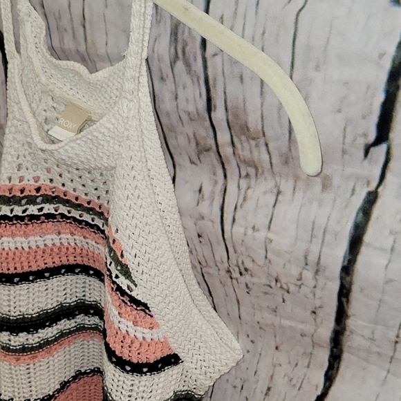 Roxy Crochet cotton tank sweater top - Picture 5 of 6